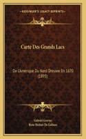 Carte Des Grands Lacs