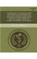 A Comparison of Perceptions about the Outcomes and Perceptions of Social Norms That Surround Alcohol Use Between Female Students Who Attend an All G