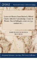 Lettres de Mistriss Fanni Butlerd