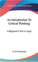 Introduction to Critical Thinking