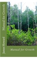 Manual for Growth