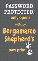 PASSWORD PROTECTED! only opens with my Bergamasco Shepherd's paw print!