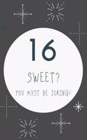 Sweet 16 Birthday Party Guestbook - Funny