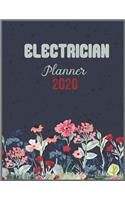 ELECTRICIAN Planner 2020: Daily Weekly Planner with Monthly quick-view/over view with 2020 calendar