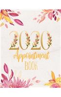 2020 Appointment Book: Daily And Hourly Schedule With 15 Minutes Interval