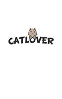 Catlover: Journal, Notebook for Cat Lovers - dot grid - 6x9 - 120 pages