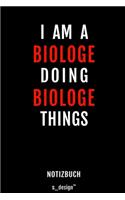 Notizbuch für Biologen / Biologe / Biologin