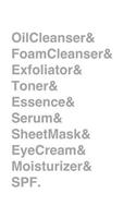 Oil Cleanser & Foam Cleanser & Exfoliator & Toner & Essence & Serum & Sheet Mask & Eye Cream & Moisturizer & SPF. Journal