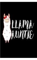 Llama Auntie: Best Aunt Ever Llama Gift Notebook
