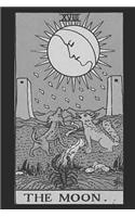 The Moon Tarot Card Notebook Journal 150 Lined Pages
