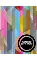 Parent Phone Log For Teachers