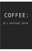 Coffee Survival Juice