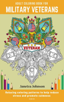 Adult Coloring Book for Military Veterans