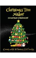 Cut and Paste Worksheets PDF (Christmas Tree Maker): This book can be used to make fantastic and colorful christmas trees. This book comes with a collection of downloadable PDF books that will help you(45 Cut and Paste Worksheets PDF)