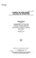 Examining the opioid epidemic