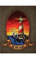 Be the Light Sketchbook: Blank Art Pad Notebook Journal(65 Tattoo You 150 Sketch)