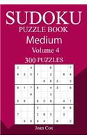 300 Medium Sudoku Puzzle Book