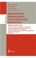 Approximation, Randomization and Combinatorial Optimization: Algorithms and Techniques