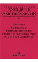 Monsters in English Literature: from the Romantic Age to the First World War