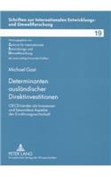 Determinanten Auslaendischer Direktinvestitionen