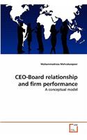 CEO-Board relationship and firm performance