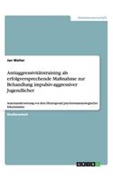 Antiaggressivitätstraining als erfolgversprechende Maßnahme zur Behandlung impulsiv-aggressiver Jugendlicher