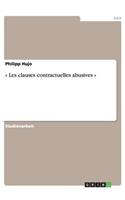 Les clauses contractuelles abusives