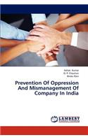 Prevention of Oppression and Mismanagement of Company in India