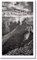 Sebastiao Salgado. Amazonia. Poster 'Waterfalls'