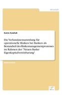 Verlustdatensammlung für operationelle Risiken bei Banken als Bestandteil des Risikomanagementprozesses im Rahmen der Neuen Basler Eigenkapitalvereinbarung