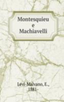 Montesquieu e Machiavelli