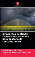 Simulações de Diodos Controlados por Porta para desenho de sensores de luz