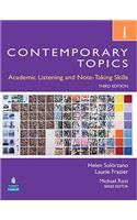 Contemporary Topics 1 3/E Stbk 235570