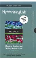 MyWritingLab with Pearson Etext - Standalone Access Card - for Mosaics