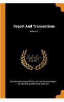 Report and Transactions; Volume 2