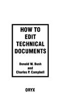 How to Edit Technical Documents