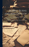 Robert Burns and Mrs. Dunlop