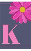 K: Letter G Personalized Journal/Notebook For Kids, Teens And Adults, Monogram Initial (6x9 Journal) Ideal Birthday Gift, Composition Logbook