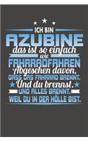 Ich Bin Azubine Das Ist So Einfach Wie Fahrradfahren. Abgesehen Davon, Dass Das Fahrrad brennt. Und Du Brennst. Und Alles Brennt. Weil Du In Der Hölle Bist.