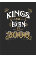 Kings Are Born In 2006: Dotted Bullet Journal (6 X 9 -120 Pages) for Birthday Gift Idea for Women and Men