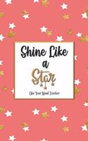 Shine Like a Star One Year Mood Tracker