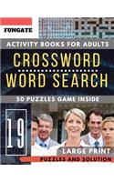 Large print Crossword and Word Search
