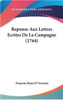 Reponse Aux Lettres Ecrites de La Campagne (1764)