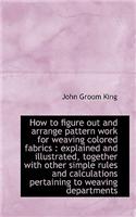 How to Figure Out and Arrange Pattern Work for Weaving Colored Fabrics