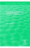 Teaching History from Primary Evidence (1993)
