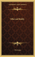 Ether and Reality