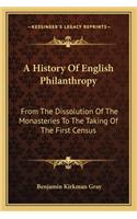 History Of English Philanthropy