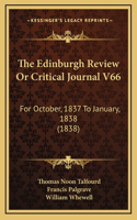 The Edinburgh Review Or Critical Journal V66