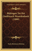 Bijdragen Tot Het Oudfriesch Woordenboek (1888)