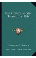 Einleitung In Den Thalmud (1894)
